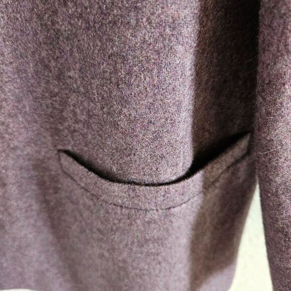 Panter Woman Size 10 Vintage Wool Blend Jacket One Button Blazer Classic Lilac - Picture 6 of 8